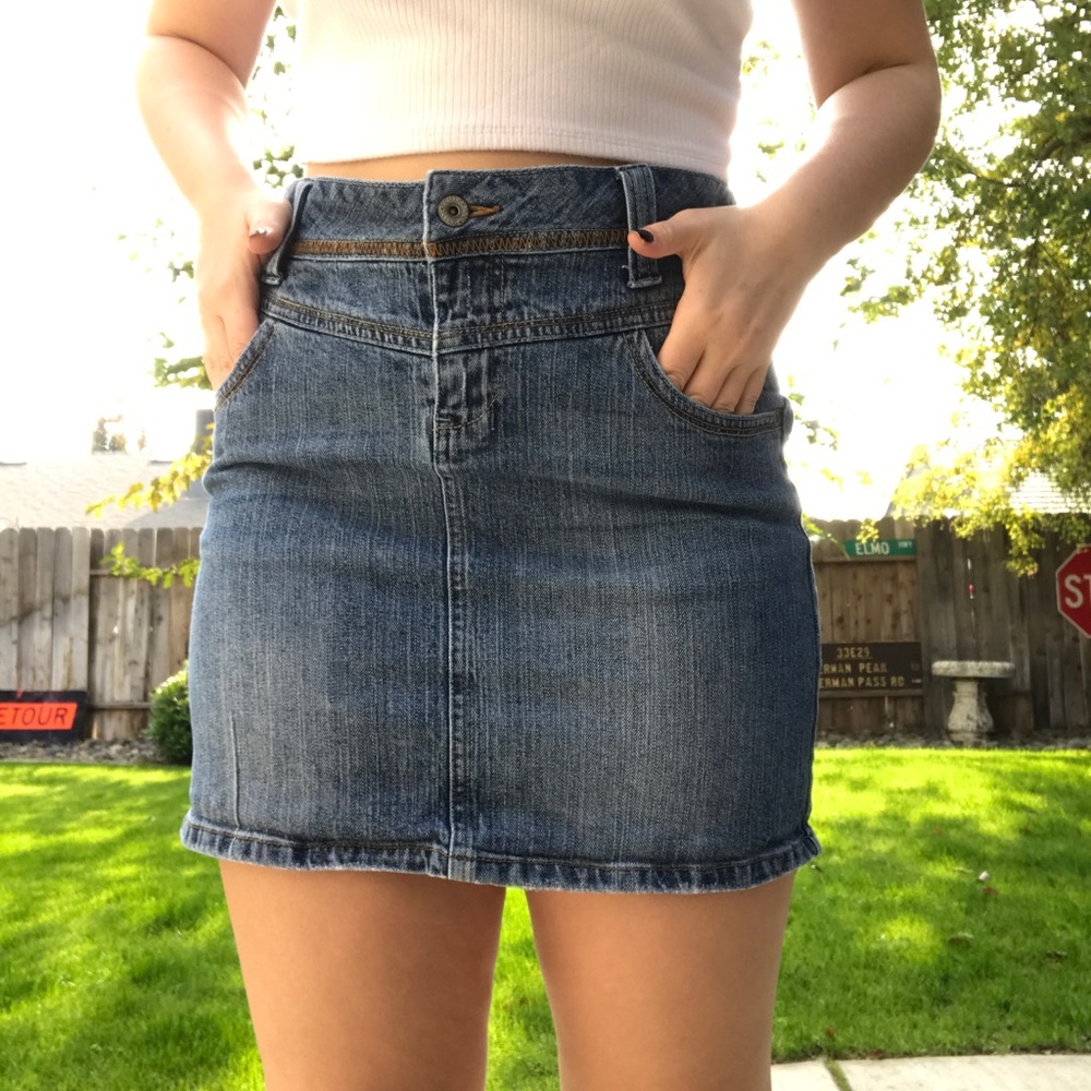 Vintage Denim Skirt